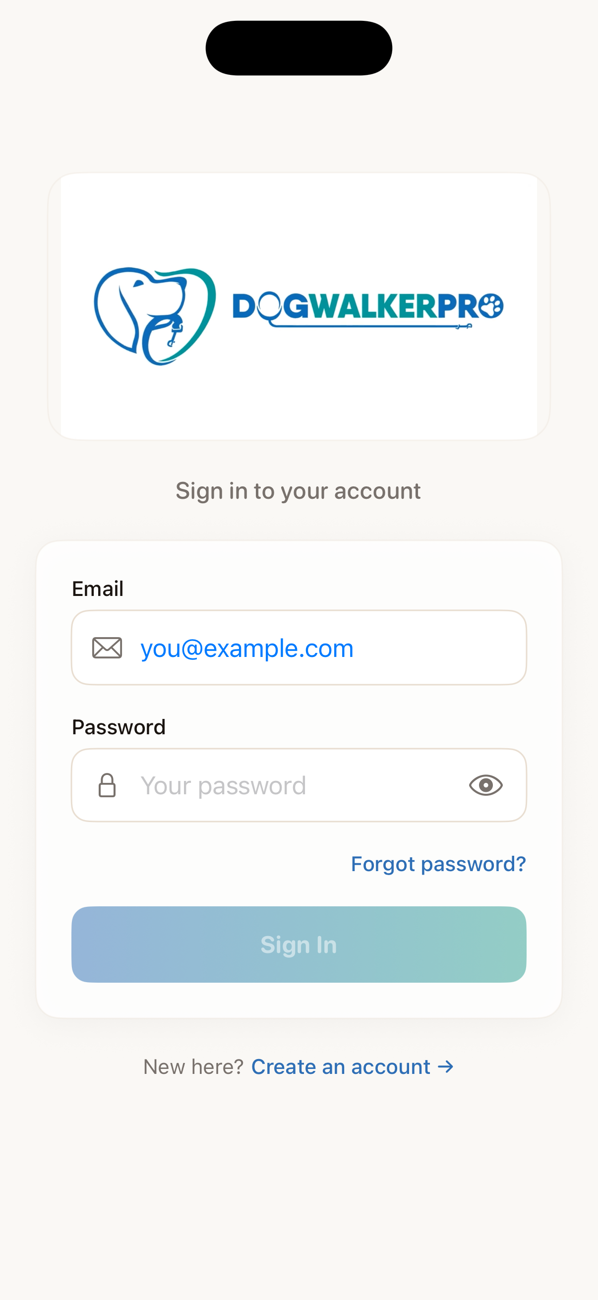 iOS App branded login
